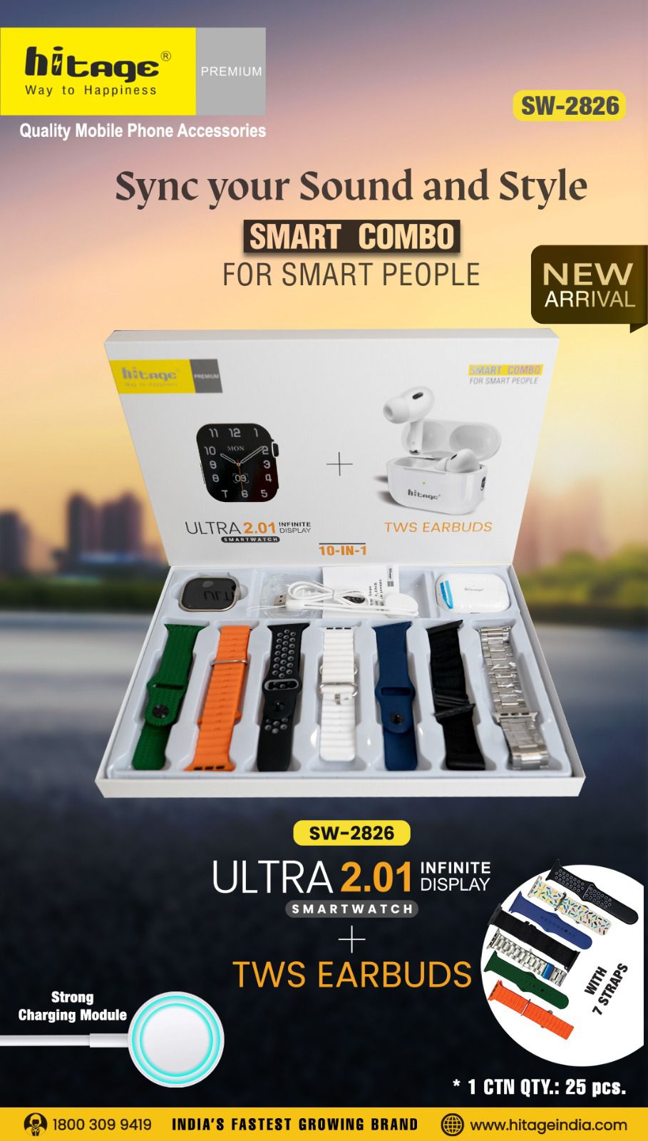 10 in 1 smart watch