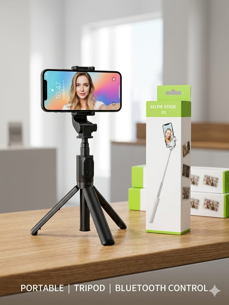Selfie stick wireless
